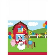 Creative Converting Farmhouse Fun Plastic Tablecover
