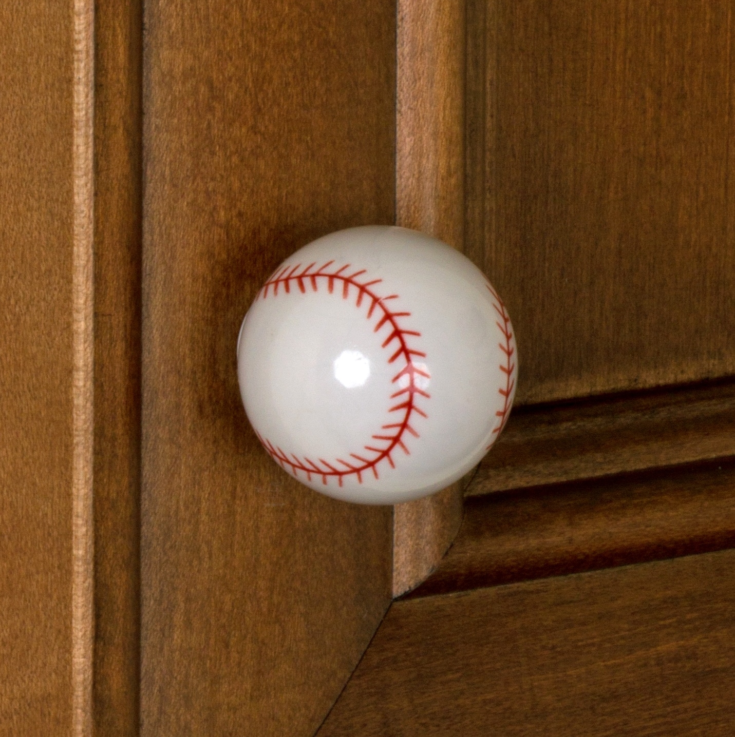 GlideRite 1-1/4 in. Baseball Sports Dresser Drawer Cabinet Knob - image 2 of 2