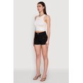 thumbnail image 4 of Womens Crew Neck Cropped Tank Top, 4 of 5