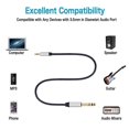 thumbnail image 4 of 3.5mm to 6.35mm Stereo Audio Cable Nylon Braiding TRS Audio Cable with Stable Signal for MP3 Phone Speaker Computer, 4 of 5