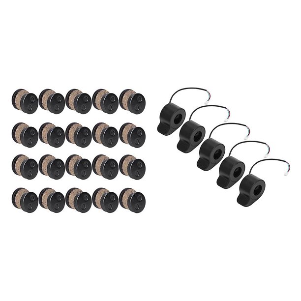 Kit de pastillas de freno de disco de 40 Uds. Control de velocidad del acelerador del pulgar de Dial de velocidad de 5 uds para Mijia M365