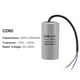 thumbnail image 2 of Uxcell 250uf AC 450V 50/60 Hz CD60 Capacitor de Motor Estrella 2 Paquete, 2 of 4