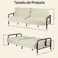 thumbnail image 3 of Sofá Cama Color Beige Homemake Furniture, Multifunción Convertible Tipo Futón,  Nueva Tecnología de Resortes, 3 of 6