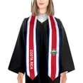 thumbnail image 3 of DABOYOZHZH Costa Rica Graduation Stole Shawl Sash Honor For Study Aboard International Students, 3 of 9