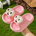 thumbnail image 6 of Rumantou Girls Boys Slide Sandals Kids Summer Comfortable Slippers Kids Cloud Slides Boys Girls Pillow Slippers Slip-On Slide Sandals Summer Beach Pool Shoes Indoor and Outdoor for US 13,Pink, 6 of 7