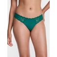 thumbnail image 4 of Joyspun Women's Microfiber and Lace Thong Panties, 3-pack, Sizes to 3XL, 4 of 8
