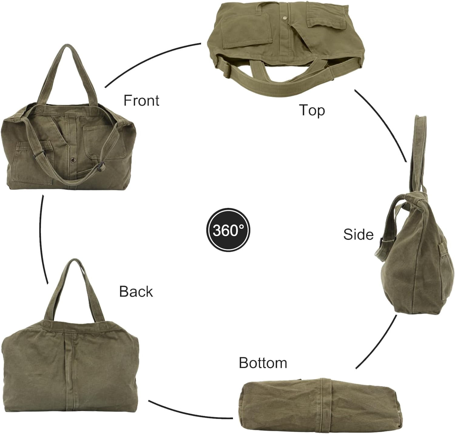Soft Denim Handbag for Women Casual Hobo Tote Bag Retro Crossbody Bag Large Capacity Denim Purses