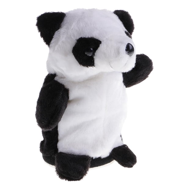 Peluche de panda parlante,Panda de juguete interactivo,Repetición mímica del habla,Grabador de sonido,Ayuda para la enseñanza del habla de los niños,Juguete de animales con la cabeza