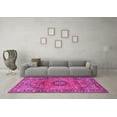 thumbnail image 3 of Ahgly Company Indoor Round Persian Pink Traditional Area Rugs, 5' Round, 3 of 4