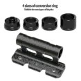thumbnail image 2 of Bike Fork Mount Quick Release Thru Axle Carriers Front Fork Block Car Roof Rack Carriers For 5x100mm 12x100mm 15x100mm 15x110mm February2, 2 of 4