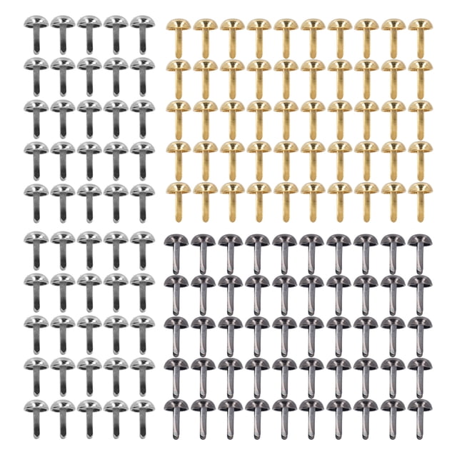 Round Head Nail Tacks, Premium Metal Glossy Decorative Nails Tacks 150Pcs 12mm For DIY