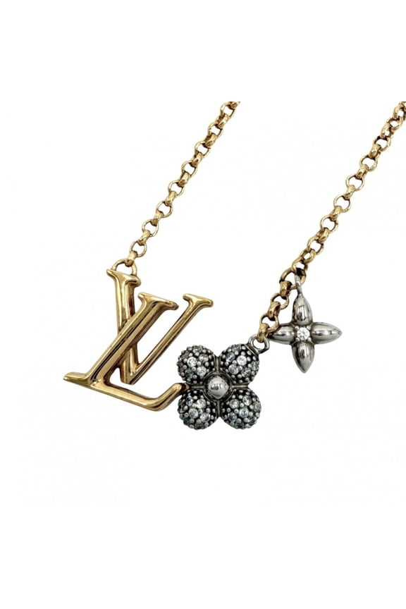 Pre-Owned Louis Vuitton Women's Necklace LV Glam Pendant Accessory with Adjustable Clasp LOUIS...