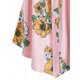 thumbnail image 4 of Más el tamaño de impresión de la flor botón frontal de la túnica sin mangas Rosegal Camisetas sin mangas de talla grande, 4 of 5