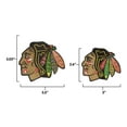 thumbnail image 3 of Official Licensed Chicago Blackhawks NHL Team Hook Patch for Backpacks (Medium), 3 of 4