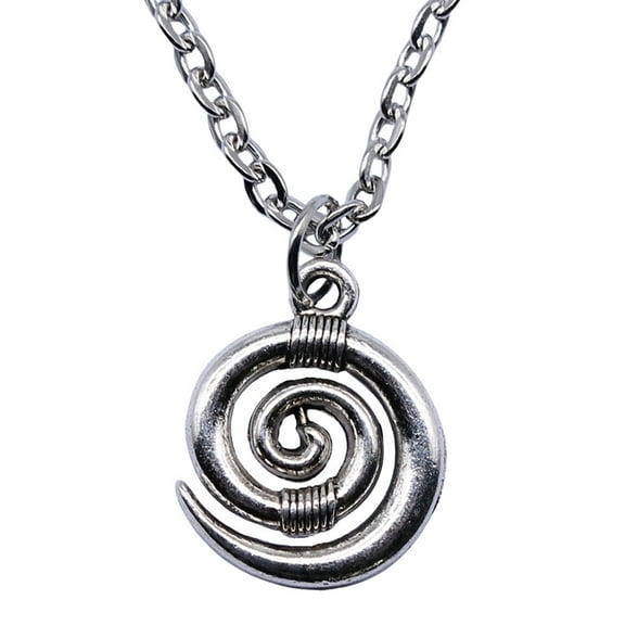 UNTERING Popular Necklace Vintage Symbol Pendant Necklace Gothic Punk Style Metal Neck Chain Unisex Gift for Women Men