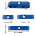 thumbnail image 3 of Unique Bargains 1 Set 8mm Car Engine Spark Plug Wire Separator Looms Divider Organizer Clamp Plastic Blue, 3 of 7