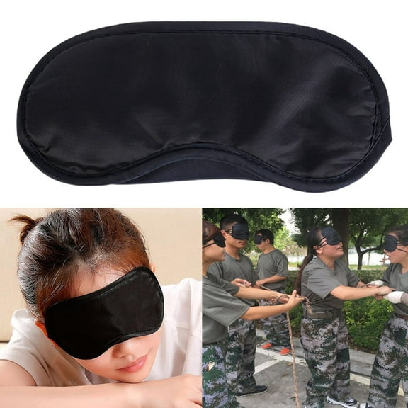 Soumake 12Pcs Sleeping Blindfold Elastic Strap Eliminate Fatigue Super Soft Polyester Relaxed Sleep Eye Blackout Cover For Office Household