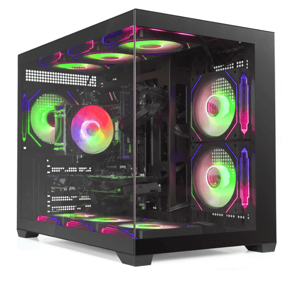 Gaming PC Desktop i7-11700F up to 4.9GHz, RTX 4060 8GB GDDR6, 16GB RAM, 1TB NVMe SSD, 650W, Wi-Fi 6, BT5.4, Windows 11, With RGB Keyboard & Mouse