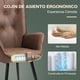 thumbnail image 5 of Silla Sillón Sofá individual Moderno Cómodo, Marrón FurnitureR Moderno, 5 of 7