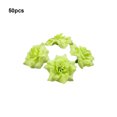 thumbnail image 3 of Destyer 50piece Multi-color Fabric For Wide Application In Weddings And Parties Realistic Appearance Soft Texture DIY Hats Light Green 4.5cm 1Set, 3 of 6
