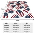 thumbnail image 5 of Patriotic US Flag Throw Blanket for Couch Super Cozy and Comfy 4th of July Fleece Blanket, Soft and Fuzzy Throw Blanket for Sofa Bedroom Home Decor for All Seasons 50" x 60", 5 of 6