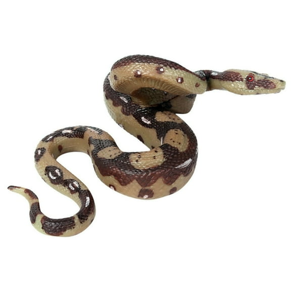 HLONK Realistic PVC Snakes  Fake Snake Toys for Garden Props to Scare Birds  Squirrels  Mice  Pranks and Halloween Decoration
