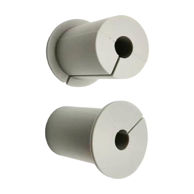 Kit de enrutamiento de cables 2x Kit de abrazaderas de pared premium de fácil instalación para orificios de pared de 1 pulgada Alimentación de cables Gris