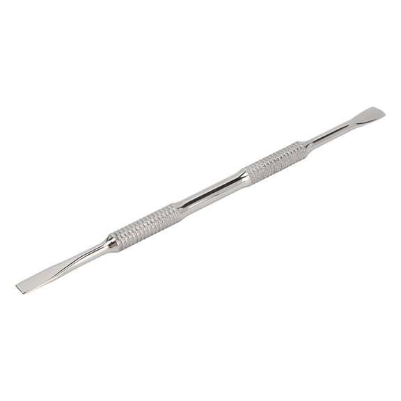 LAZIOEGR Double‑Ended Stainless Steel Nail Cuticle Pusher & Exfoliator – Lightweight, Durable Manicure Tool for Polish Removal & Nail Care