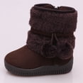 thumbnail image 4 of Botas de nieve para niños, zapatos de algodón para niños y niñas, fondo suave, antideslizantes, cálidas, con forro polar, botas de algodón grueso, 4 of 6
