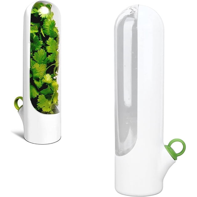 Conservador de Hierbas Frescas HERB SAVER 2 Pack Recipiente de Almacenamiento
