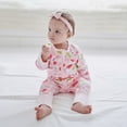 thumbnail image 4 of Bellafa Unisex Babies' and Toddlers' Snug-Fit Cotton Footed and Footless Pajamas 2-way Zipper Girls Romper Sleeper, 4 of 10