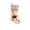 A, variant on Aonerit First Christmas Stocking, Embroidered Lettering Applique, Burgundy Velvet Cuff, Sturdy Hanging Loop, Nursery Bed Display