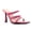 FUCHSIA, variant on COM STAR Women’s High Heel Sandals Strappy Square Toe Stiletto Heels Open Toe Dress Shoes Adjustable Buckle Heels for Party Wedding Evenin