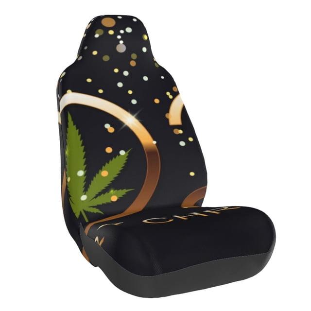 Balery 2025 And Merry Christmas Funda de Asiento para Auto con Diseño - Cubierta Frontal Suave y Transpirable con Protector Antideslizante- 1 Unidad
