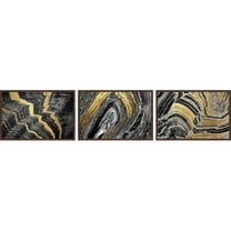 Golden Veins Triptych