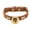 Brown, variant on Adjustable Pet Collar with Bells for Small Dogs and Cats Multiple Sizes Available Durable Comfortable Decorative Accessories