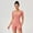 Pink, variant on Women Short Sleeve Tight Jumpsuit Elastic Sports Running Yoga Fitness Jumpsuit