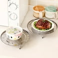 thumbnail image 3 of Stainless Steel Steaming Stand Canner Canning Racks Steamer Insert Stock Pot Steaming Tray Stand Pressure Cooker Cooking Toast Bread Salad, 3 of 7