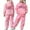 Pink, variant on Toddler Outfits for Girls Sets Boys Long Sleeve Solid Warm Hoodie Pullover Tops Pants Kids Sweat Suit Fall Girls Clothes Purple Size 3-4T