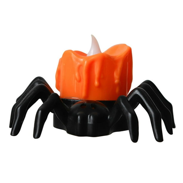 Velas de Halloween Lámparas de velas de fiesta sin llama Luces de velas electrónicas LED