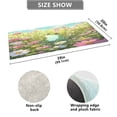 thumbnail image 3 of Haosy Cartoon Frog Sit in Meadow Of Flower Bathroom Rugs Non Slip Absorbent Soft Plush Quick Dry Bath Mat, 39"x20", 3 of 8