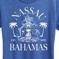 thumbnail image 3 of Instant Message - Nassau Bahamas Crest - Women's Short Sleeve Graphic T-Shirt, 3 of 6