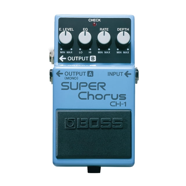Pedal Chorus BOSS CH-1 Stereo Super para guitarra y teclado