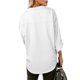 thumbnail image 3 of Mujeres blusa abajo collar bolsillos solo breasted manga larga mujeres abrigo camisa para citas, 3 of 5