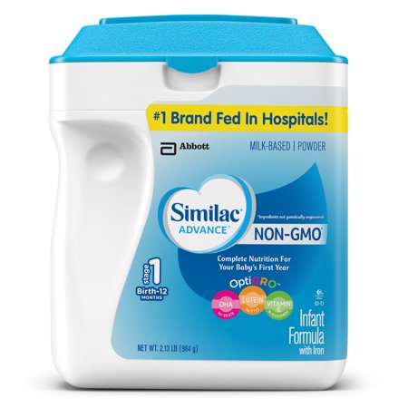 UPC 070074644356 product image for Similac Advance NON-GMO Infant Formula with Iron, Powder, 2.13 lb | upcitemdb.com