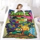 thumbnail image 5 of Teenage Mutant Ninja Turtles - Tortugas Ninja Adolescentes Mutantes anti-pilling, suave, ligera, esponjosa y acogedora de lujo para hogar y cocina – Perfecta para niños y adultos,110X70cm, 5 of 6
