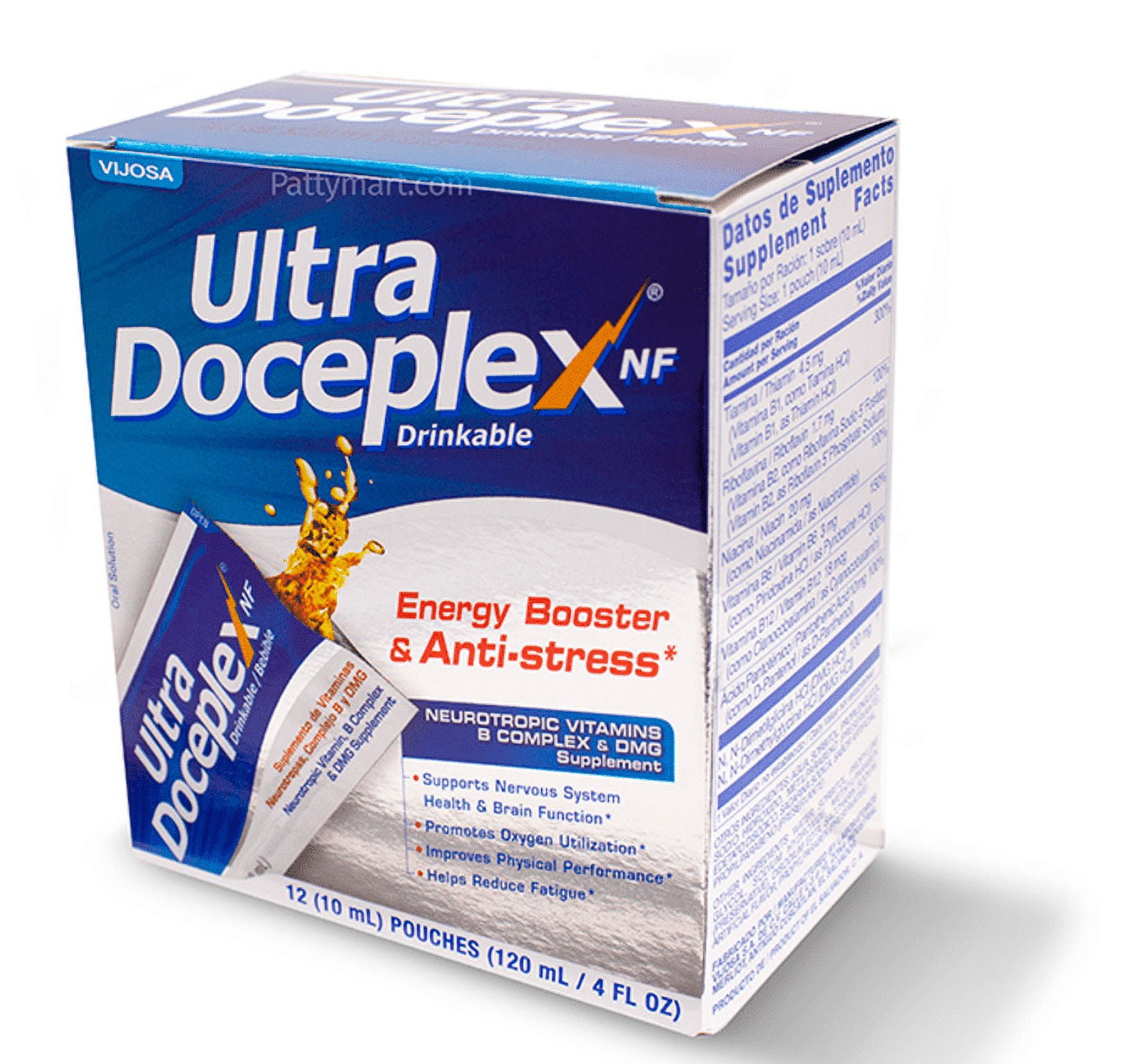 Vijosa Ultra Doceplex Drinkable Energy Booster & Anti-Stress 12 Pouches