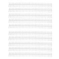thumbnail image 2 of Loose Leaf Rings, Stylish DIY Cuttable 12mm Diameter Binding Spine Closed Column Lock Design  for School White, 2 of 8