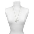 thumbnail image 3 of Delight Jewelry Two-tone Shadow Box ''Faith'' with Cross Always My Mother Bar Zoe Necklace, 3 of 4