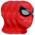 thumbnail image 1 of Máscaras para Cosplay SpiderRed01 3Pzas 59cm Ø Poliéster Rojo Máscara Spiderman., 1 of 2